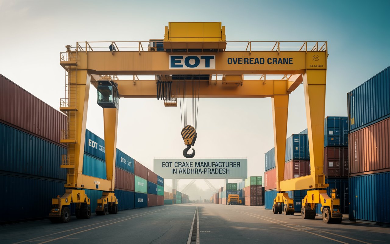 EOT Crane Manufacturing Company EOT Crane with wheels in shipyards in Andhra-Pradesh
- Eotcranesinindia
